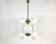 Kaiser chandelier with 9 arms in chrome, 1960s, Germany