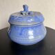 Blue ceramic candy dish – vintage handcrafted piece