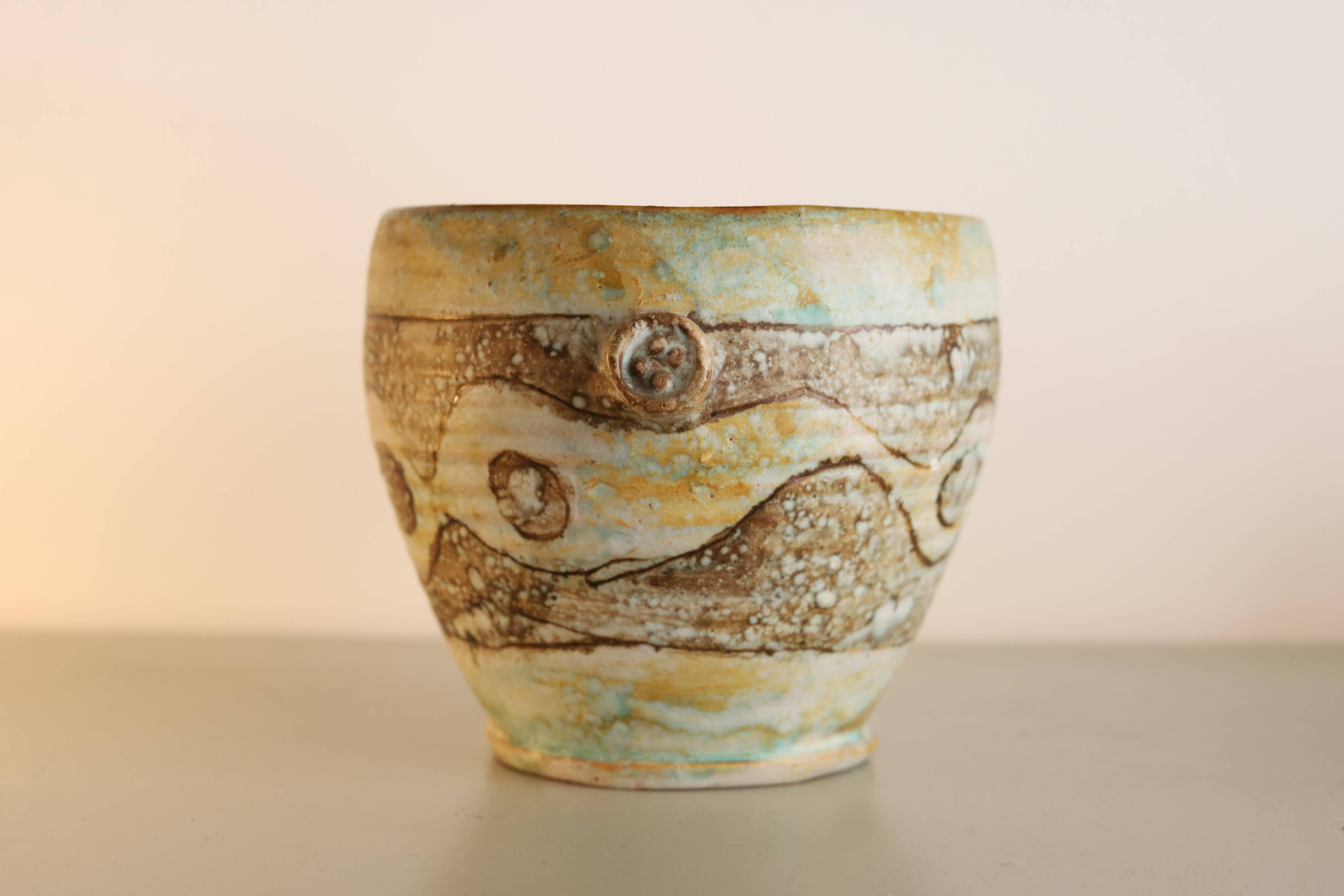 Free-form ceramic by cécile dein circa 1960