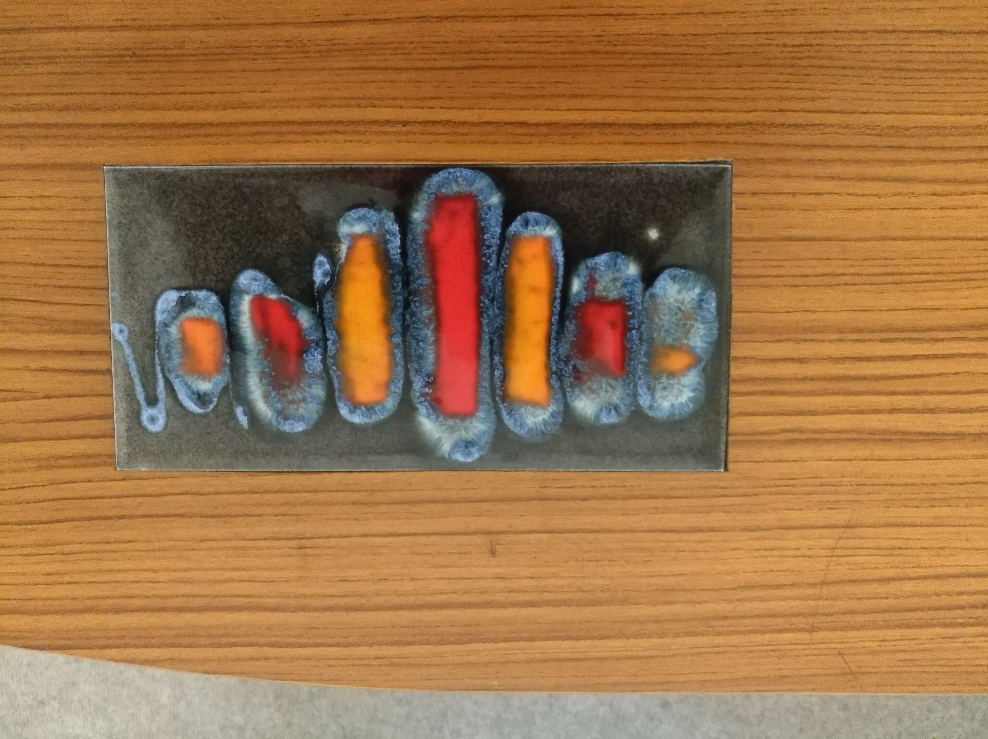 50s coffee table in teak