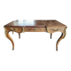 Table bureau style Louis XV en marqueterie, époque napoleon 1er