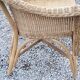 Pair of armchairs and bench in rattan and bamboo from the 60s/70s