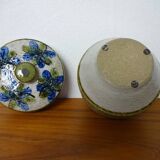 Danish Studio Ceramic Bowl with Lid by Noomi Backhausen for Soholm Stentoj, 1960s