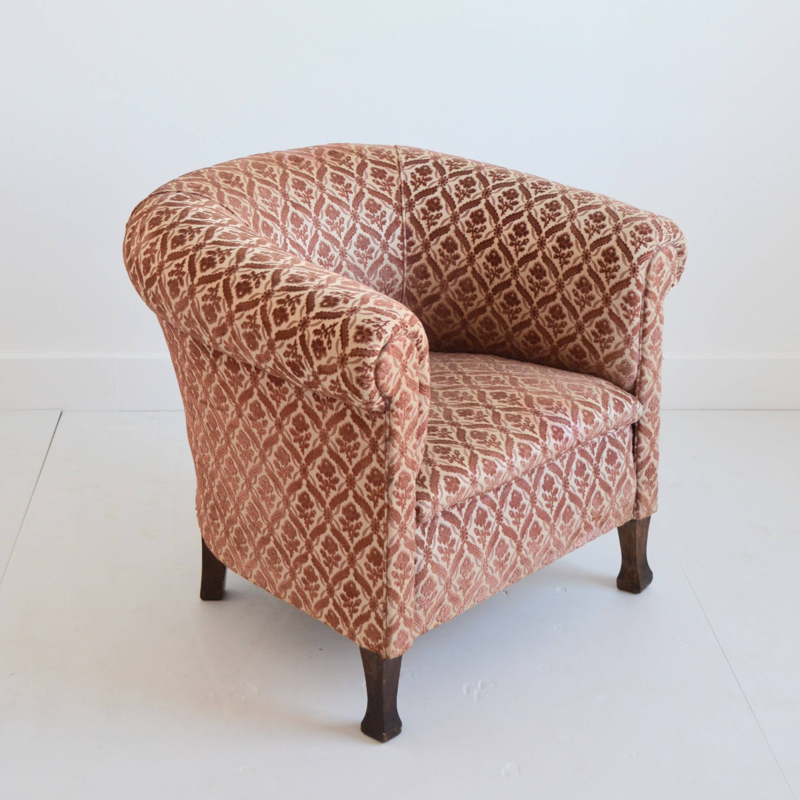 Club armchair 1930s Art Deco vintage