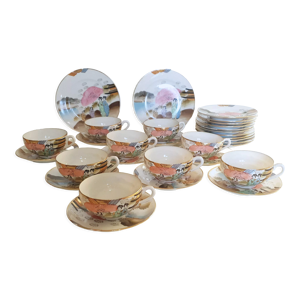 Service à thé en porcelaine Japonaise