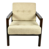 Vintage Boucle Armchair in Beige, 1970s