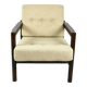 Vintage Boucle Armchair in Beige, 1970s