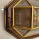 Wooden Brass Sconces Set of 2