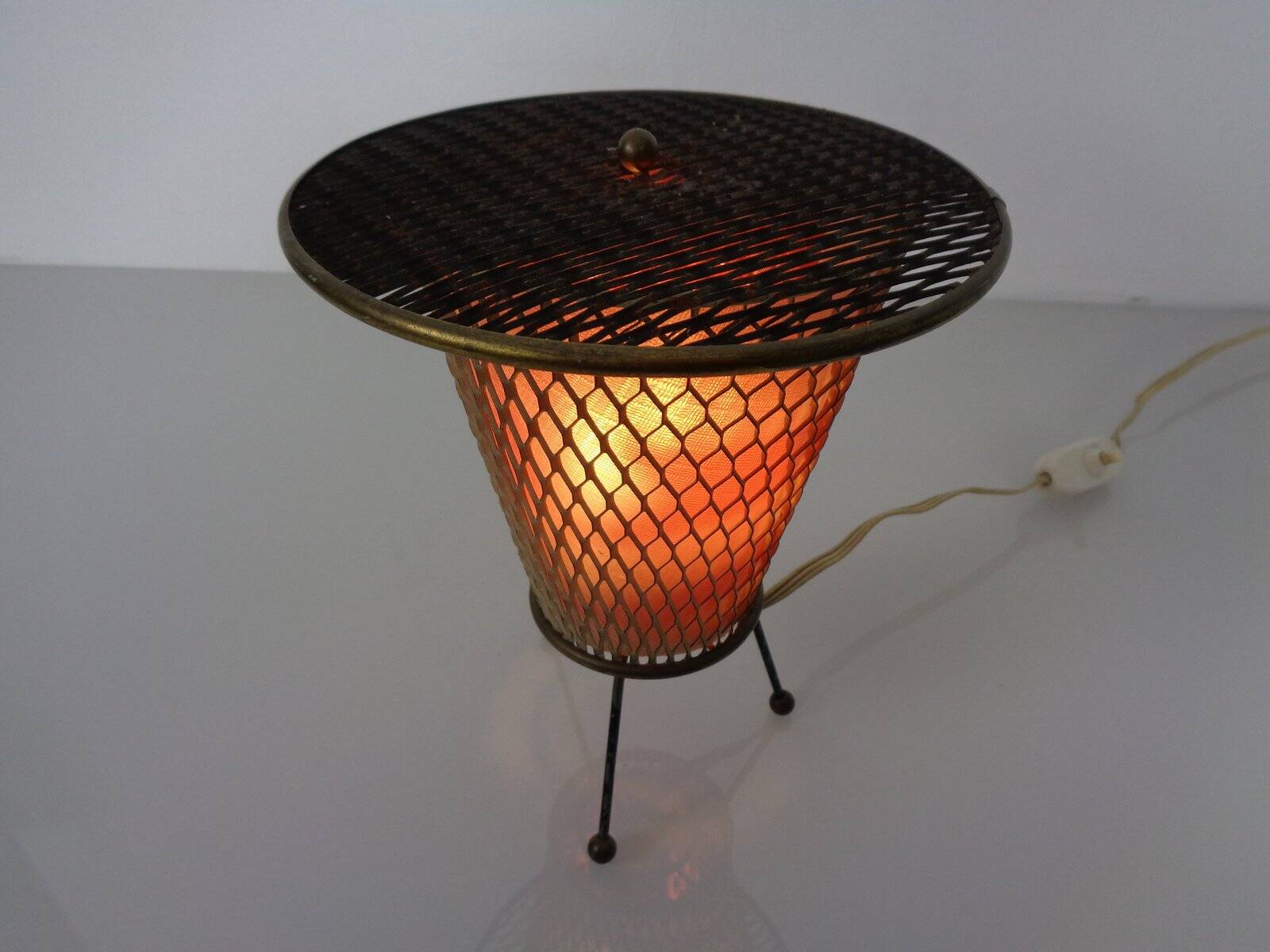 Metal Tripod Table Lamp, Germany, 1950s