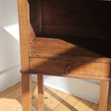 Solid wood side table - Louis XVI style