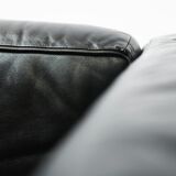 Vintage LC-2 in black leather by Le Corbusier, Jeanneret & Perriand for Cassina