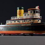 Tin Toy Tugboat, 1960s, Japan