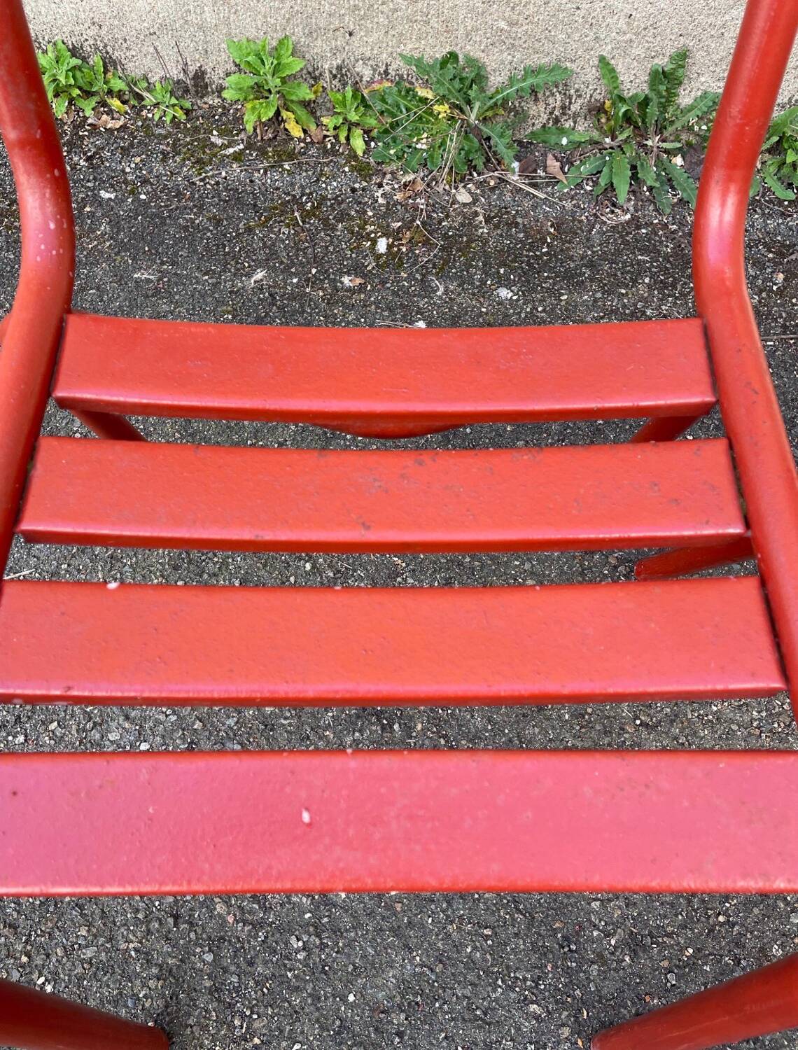 2 Vintage Tolix Style Chairs - Metal. 1950s. French Vintage. - jo