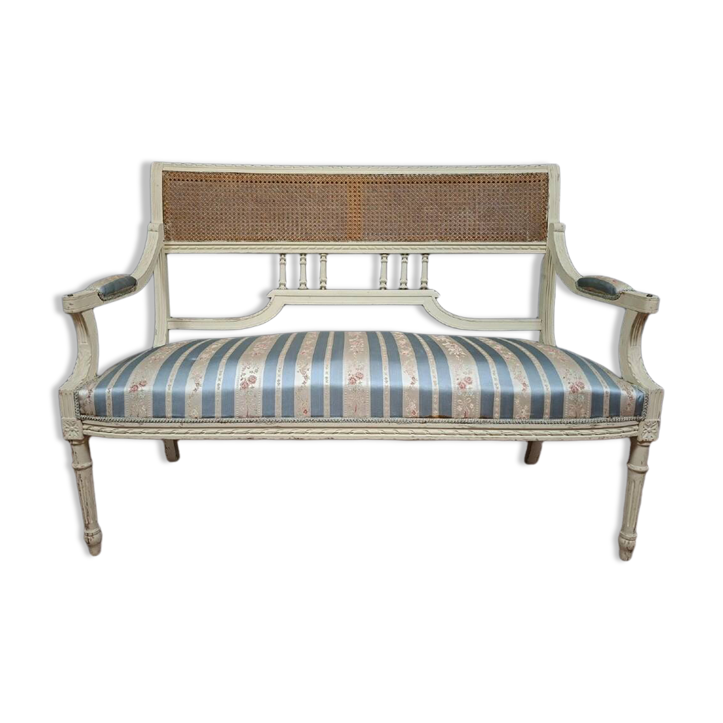 canapé / banquette de style Louis XVI, élégant et plein de charme.