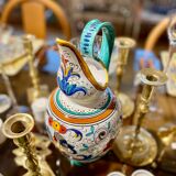 Deruta Italian earthenware pitcher