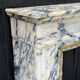 Louis XVI style fireplace in Paonazzo marble, circa 1880.