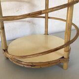 Bamboo and rattan basket