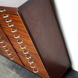 Vintage dutch mahogany jewelers / watchmakers cabinet, circa 1930