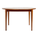 Restored teak dining table by henry rosengren hansen for brande møbelindustri mk9477