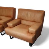 2 x Machalke lounge chair / thick leather