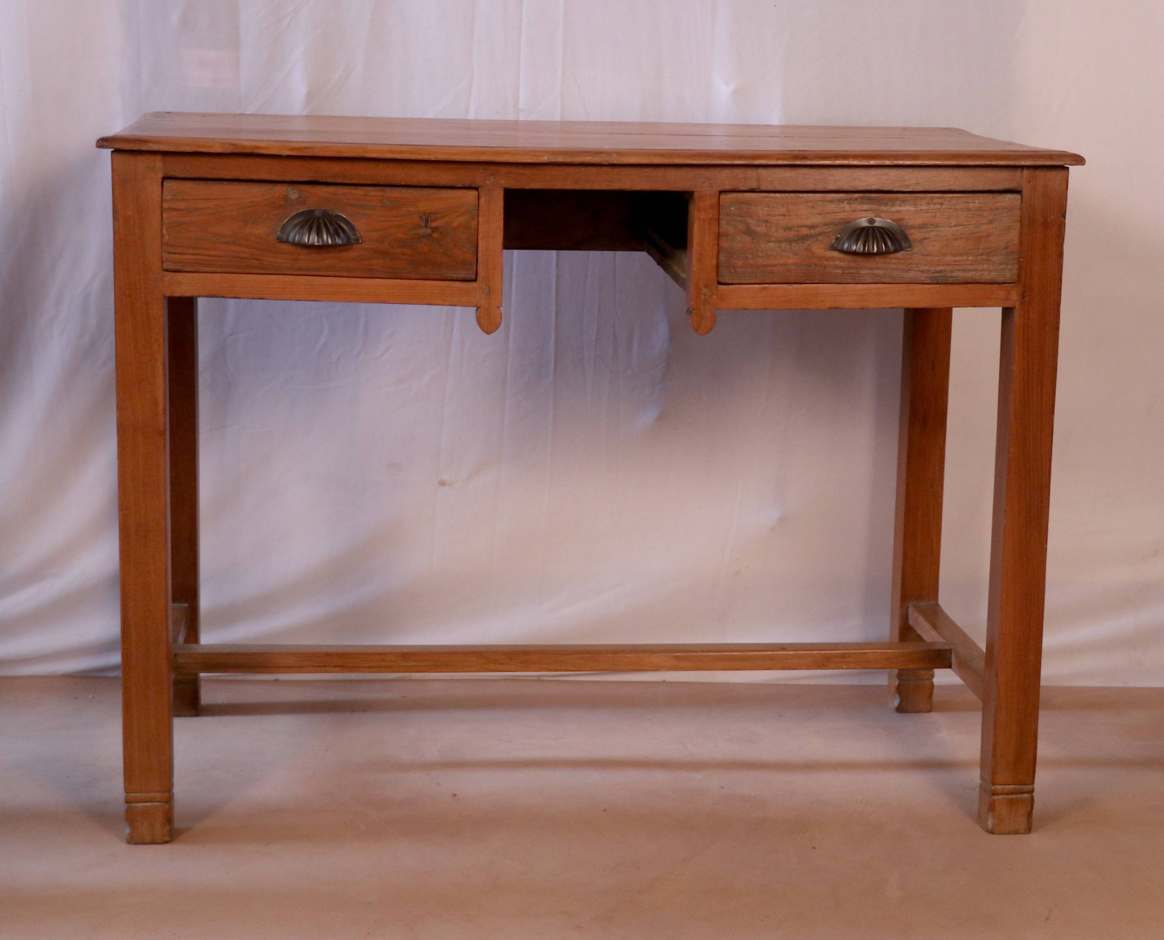 Old desk Burmese teak