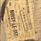 1925 menier chocolate wooden box