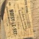 1925 menier chocolate wooden box