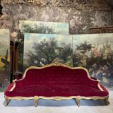 Golden wooden castle post from the Napoleonic III era.