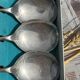 Set of 6 Vintage Fruit or Ice Cream Spoons Model Uniplat