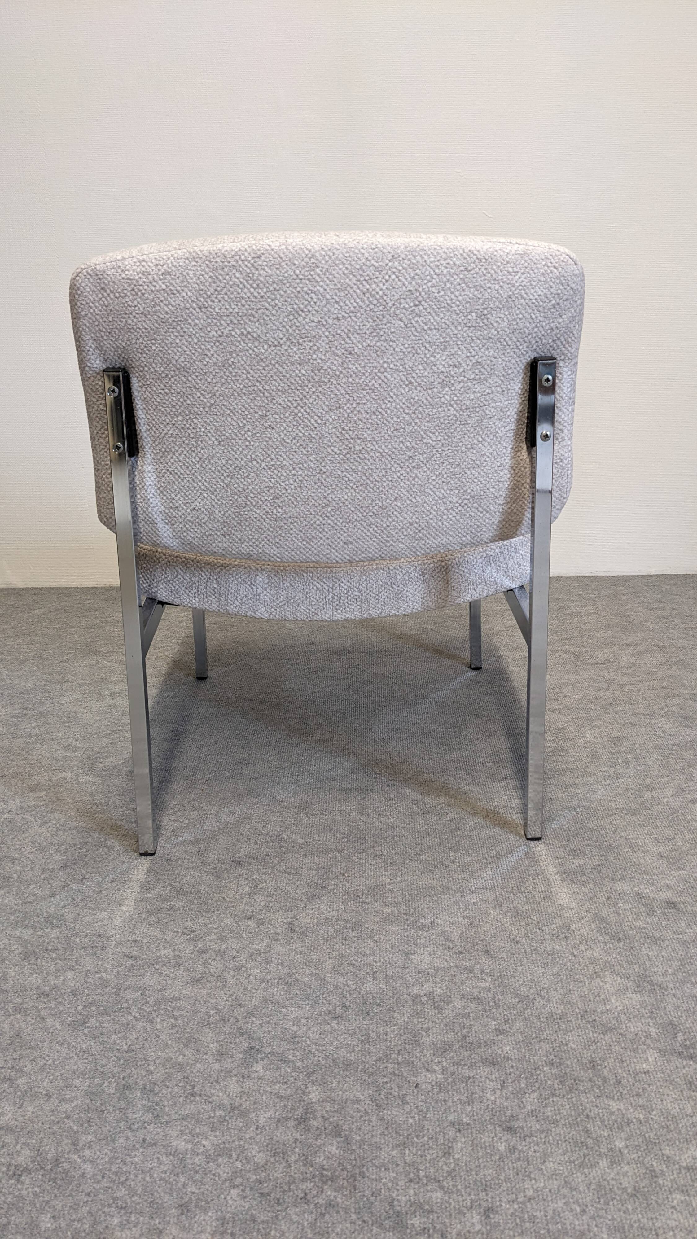 Pair of modernist armchairs, France circa 1970