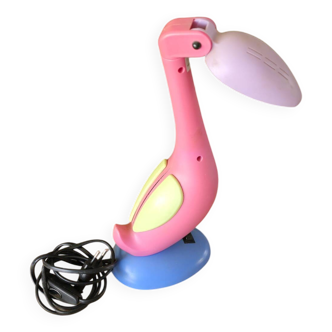 Toucan lamp, vintage flamingo