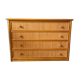 Commode en rotin vintage