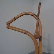 Large Bamboo Rocking Horse by Dirk van Sliedregt for Rohé Noordwolde, 1950s