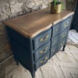 Commode arbalète noire