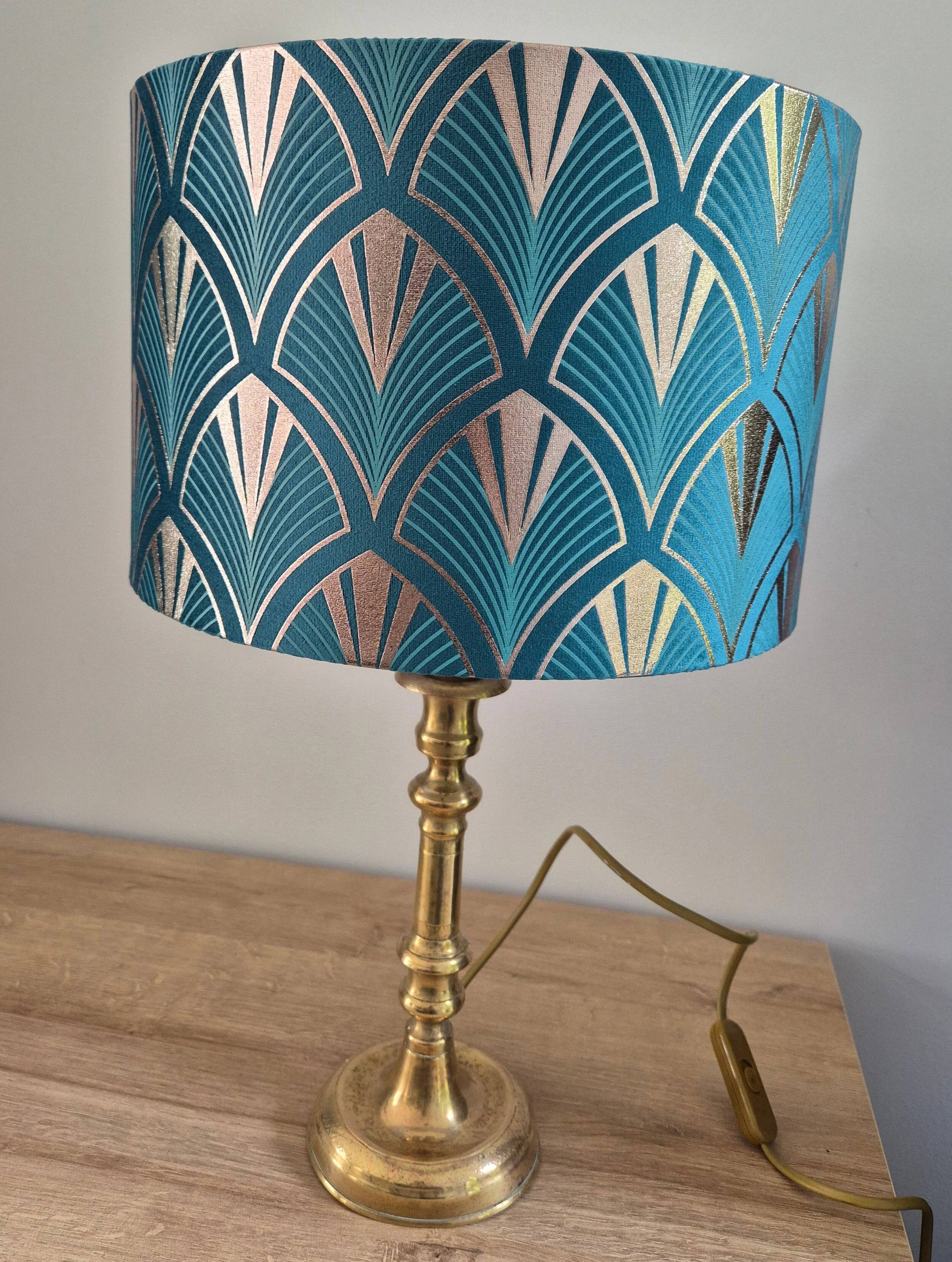 Antique candlestick lamp