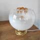 Table lamp, Murano glass globe