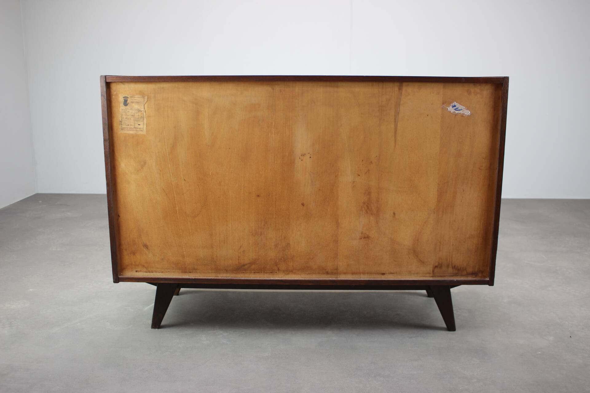 Oak chest of drawers from the 1960s by Jiri Jiroutek, Czechoslovakia