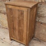 Old bedside table with 4 drawers in Burmese teak