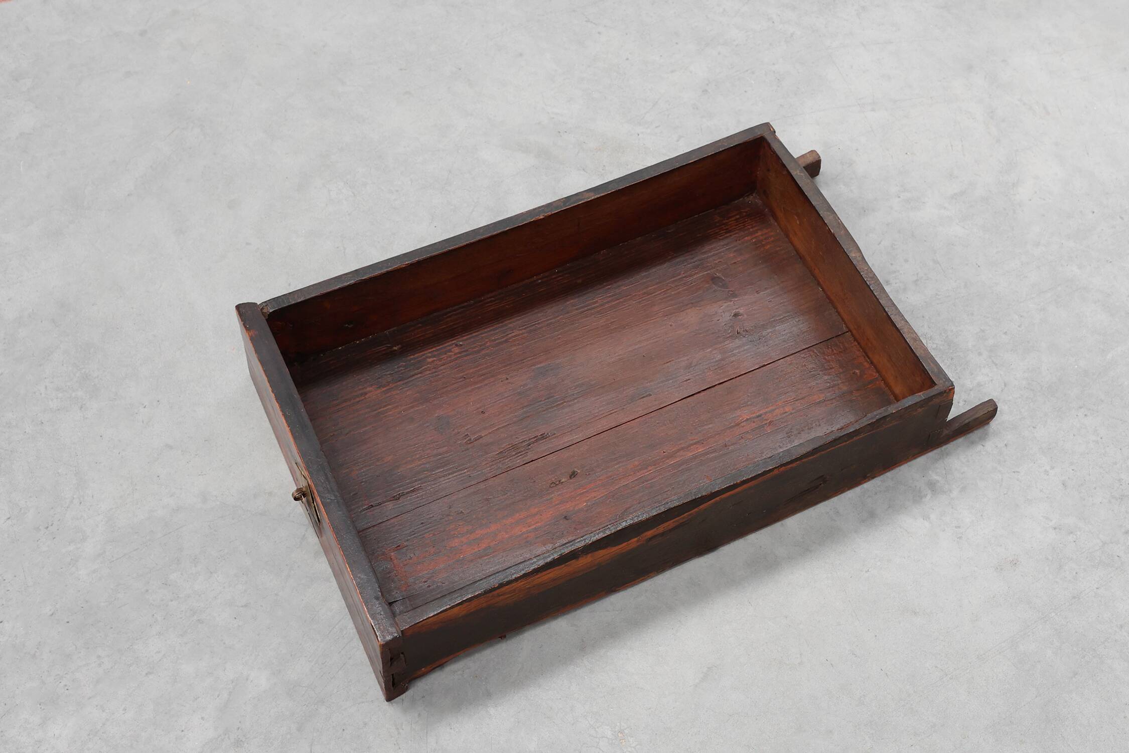 Large wooden Chinese 19th Century Qing Dynasty Wedding or Tapering Cabinet