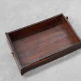 Large wooden Chinese 19th Century Qing Dynasty Wedding or Tapering Cabinet