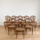 Set of 11 Louis Philippe wooden chairs