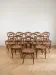 Set of 11 Louis Philippe wooden chairs