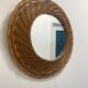 Small rattan mirror
