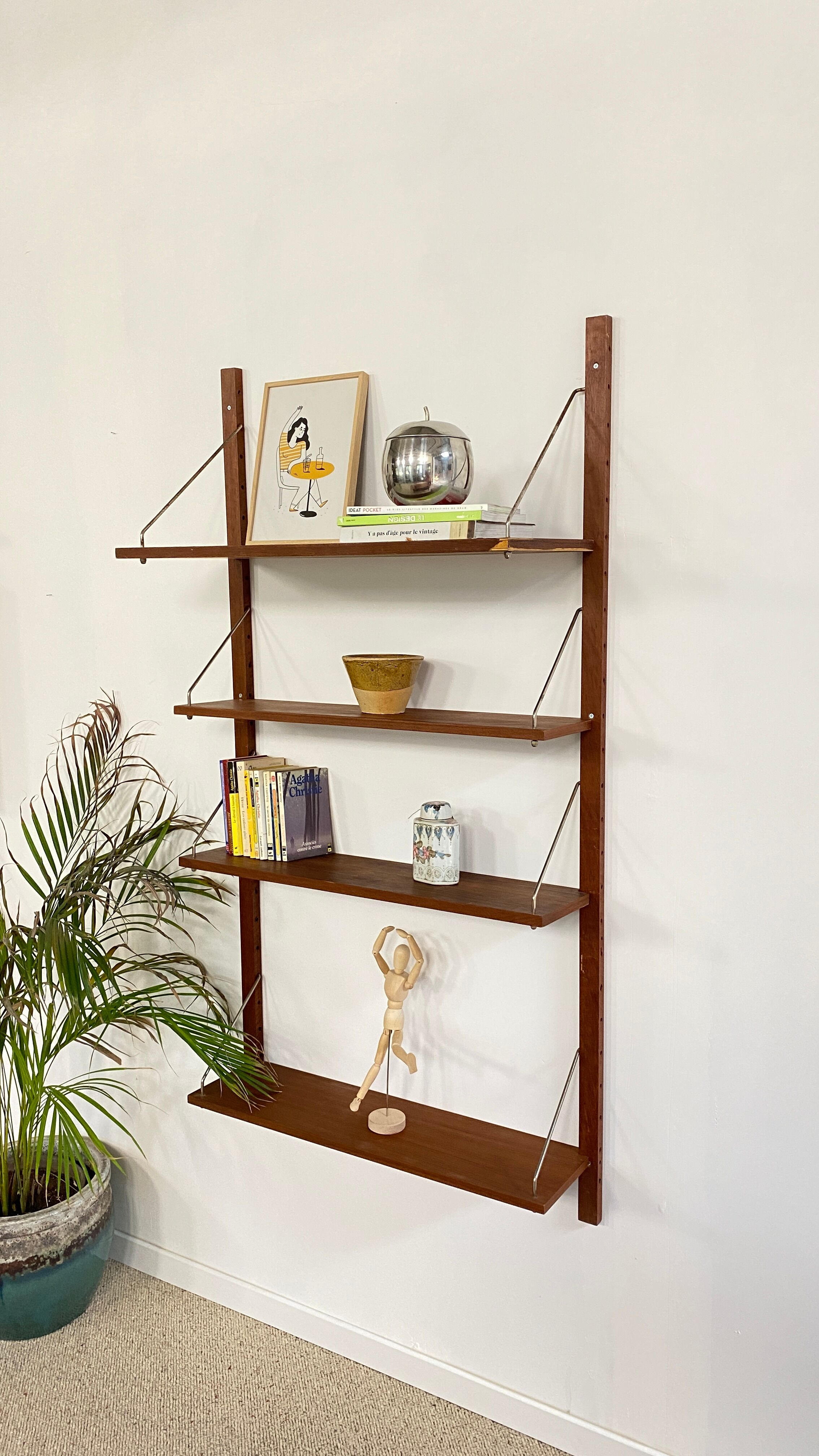 Scandinavian wall shelf