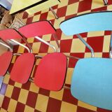 Set of 6 formica chairs