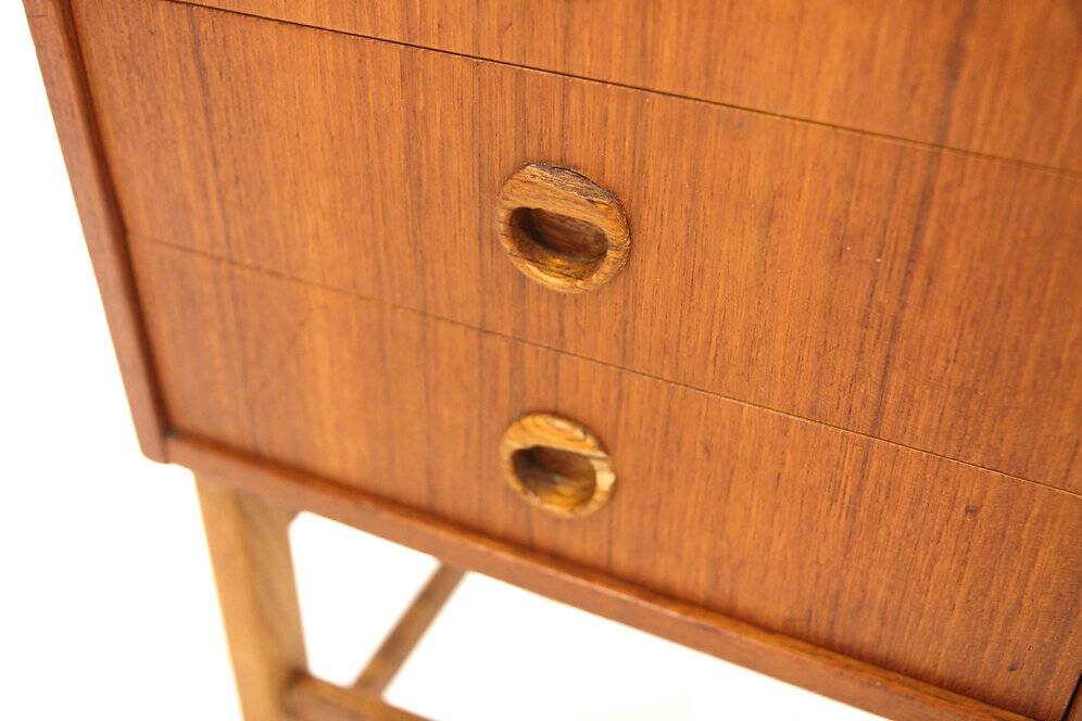 Scandinavian teak chest of drawers, Sweden, 1960