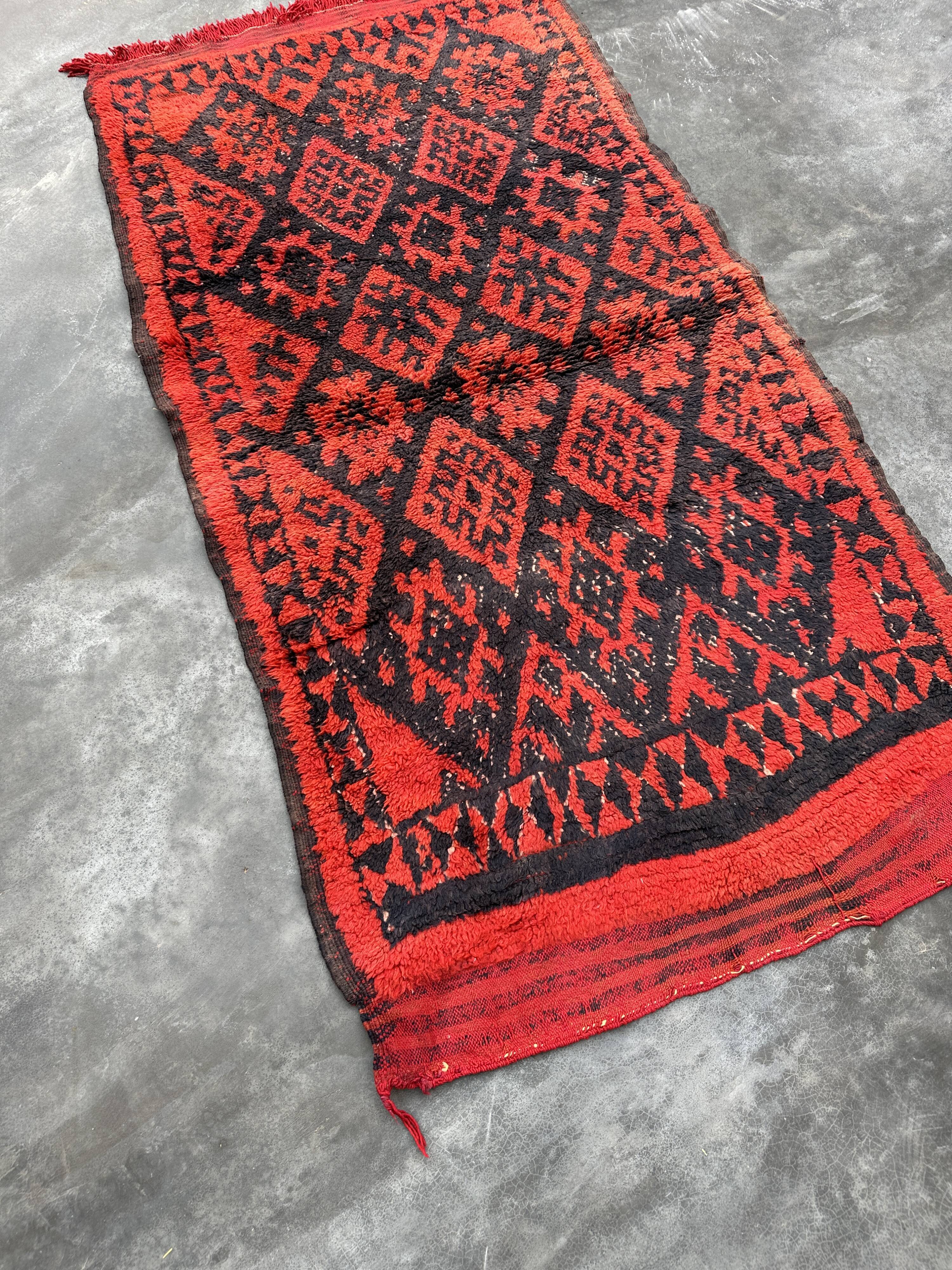 Moroccan carpet - 95 x 188 cm