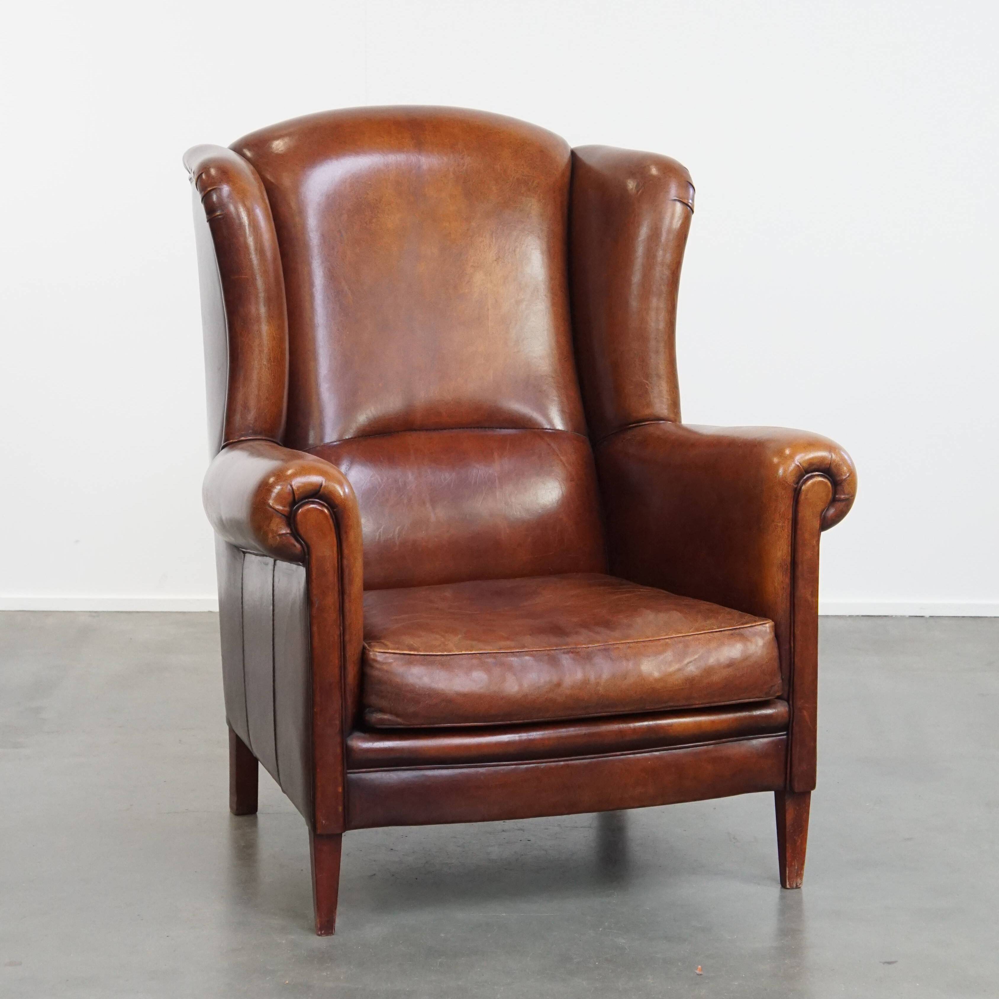Sheepskin Wingback Chair