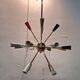 Lampadario Sputnik vintage, anni '70