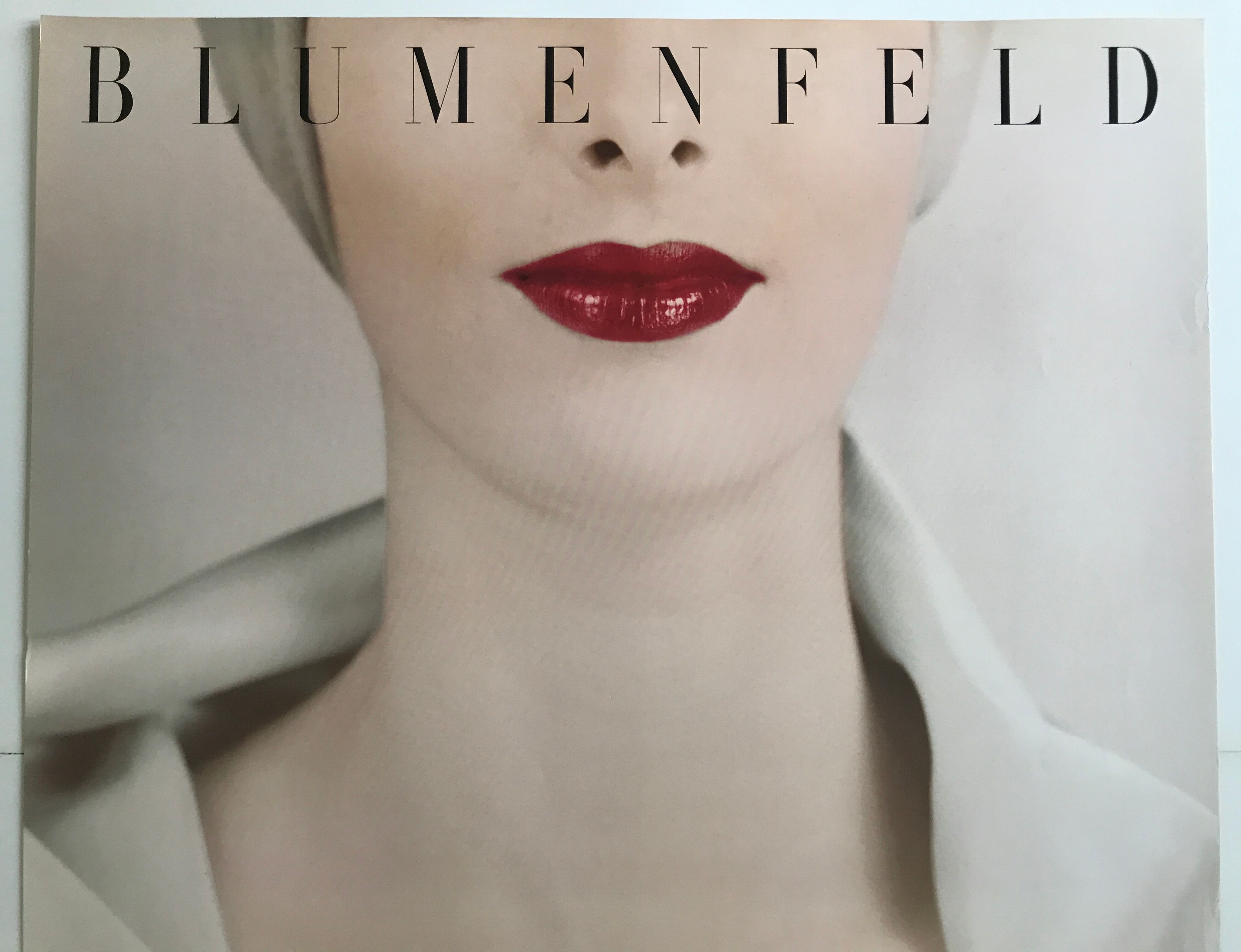 Erwin BLUMENFELD, Le décolleté, circa 1980. Vintage color poster